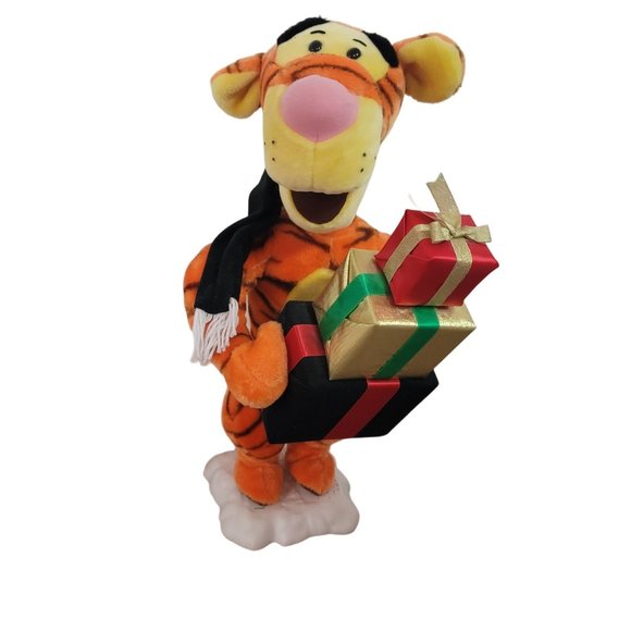 Vintage Disney Christmas Tigger 30" Telco Animated Music Motion winnie the pooh - Picture 1 of 6